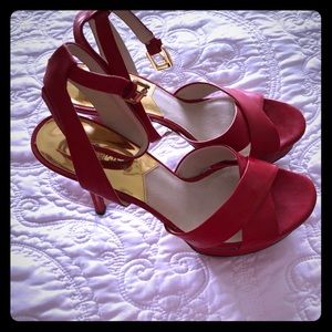 Michael  Kors Patent Gideon Sandals